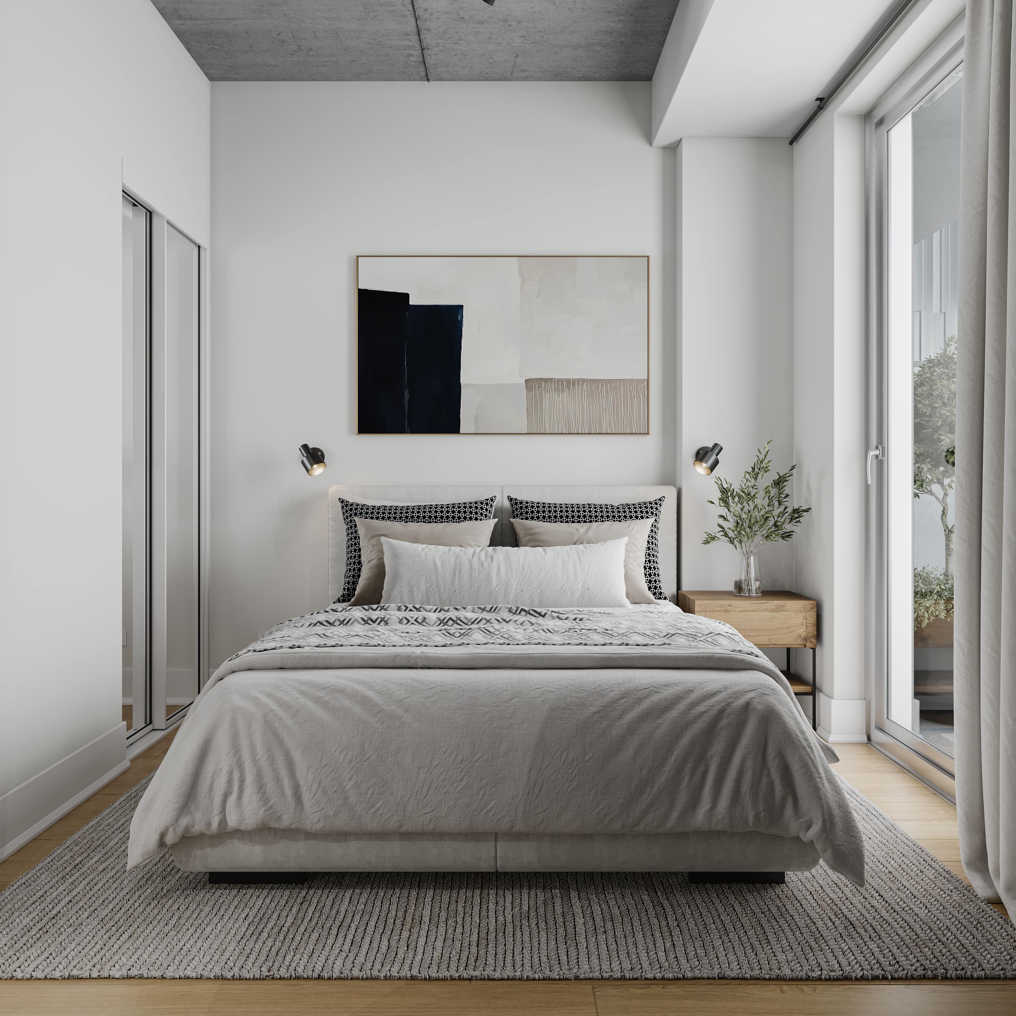 Unit 4J - Bedroom View001